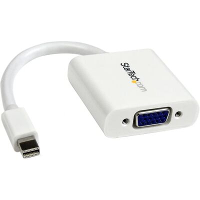 Adaptateur Mini DisplayPort vers VGA de StarTech.com - Actif, 1080p, Thunderbolt, Blanc - Publicité Adaptateur Mini DisplayPort vers VGA de StarTech.com - Actif, 1080p, Thunderbolt, Blanc - Publicité