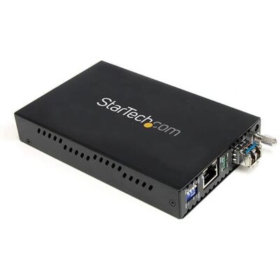 StarTech.com Hálózati médiajavító - 1000 Mbps, LC, Fekete StarTech.com Hálózati médiajavító - 1000 Mbps, LC, Fekete