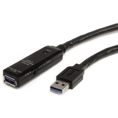 StarTech.com USB 3.0 Active Extension Cable - 10m Black StarTech.com USB 3.0 Active Extension Cable - 10m Black