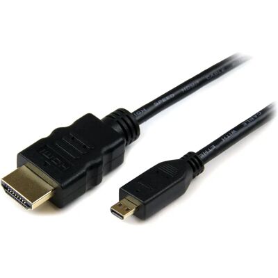 Cavo HDMI Micro a HDMI 0,5m - 4K 30Hz - Nero Cavo HDMI Micro a HDMI 0,5m - 4K 30Hz - Nero