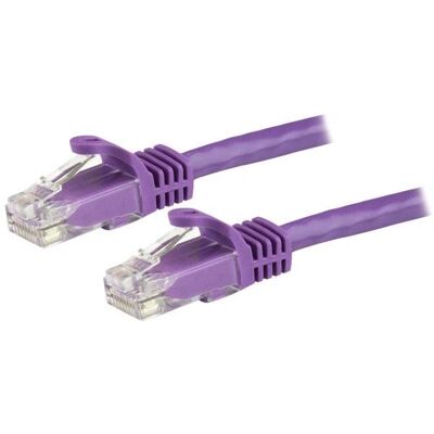 StarTech.com 15m Lila CAT6 Ethernet-Kabel - Gigabit UTP - Snagless - Robust StarTech.com 15m Lila CAT6 Ethernet-Kabel - Gigabit UTP - Snagless - Robust