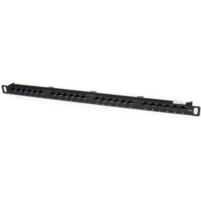 StarTech.com Pannello patch a 24 porte 0,5U - Rack Ethernet StarTech.com Pannello patch a 24 porte 0,5U - Rack Ethernet