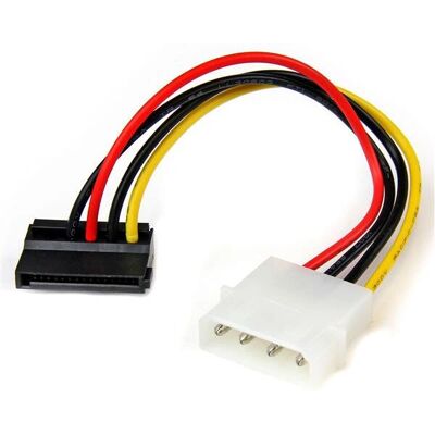 StarTech.com SATA Virtalähdeadapteri - 15cm Molex vasen kulma SATA StarTech.com SATA Virtalähdeadapteri - 15cm Molex vasen kulma SATA