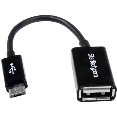 StarTech.com UUSBOTG Micro USB to USB OTG - Musta StarTech.com UUSBOTG Micro USB to USB OTG - Musta