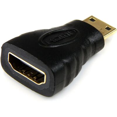 StarTech.com Schwarzer HDMI Mini auf HDMI Adapter - 4K Unterstützung StarTech.com Schwarzer HDMI Mini auf HDMI Adapter - 4K Unterstützung