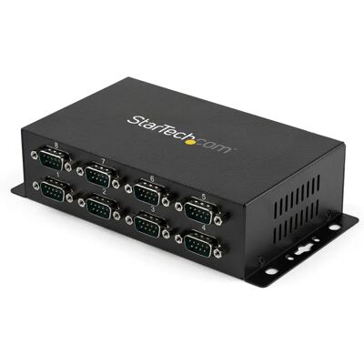 Startech.Com Industrieller 8-Port USB zu Seriell Hub - Schwarz Startech.Com Industrieller 8-Port USB zu Seriell Hub - Schwarz