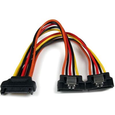 StarTech.com PYO2LSATA 150mm Männlich zu 2 x Weiblich SATA Stromkabel - Stromverteiler StarTech.com PYO2LSATA 150mm Männlich zu 2 x Weiblich SATA Stromkabel - Stromverteiler