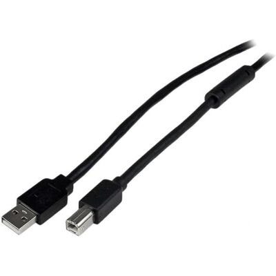 StarTech.com USB2HAB65AC 20m USB A-B Aktiva Kaapeli - Musta StarTech.com USB2HAB65AC 20m USB A-B Aktiva Kaapeli - Musta