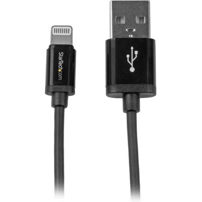 StarTech.com USBLT1MB Lightning Cable - Black - 1m StarTech.com USBLT1MB Lightning Cable - Black - 1m