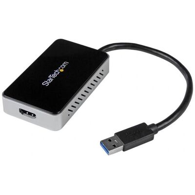 Adaptador USB 3.0 a HDMI StarTech.com - 1920x1200 - Negro Adaptador USB 3.0 a HDMI StarTech.com - 1920x1200 - Negro