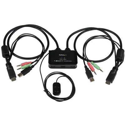 Switch KVM StarTech.com SV211HDUA - Preto Switch KVM StarTech.com SV211HDUA - Preto