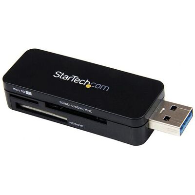 StarTech.com FCREADMICRO3 Card Reader - Black - USB 3.2 Gen 1 StarTech.com FCREADMICRO3 Card Reader - Black - USB 3.2 Gen 1