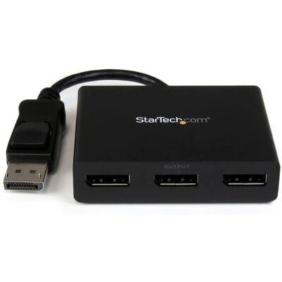 StarTech.com 3-Port DisplayPort MST Hub - 4K 30Hz - Multi-Monitor-Splitter StarTech.com 3-Port DisplayPort MST Hub - 4K 30Hz - Multi-Monitor-Splitter