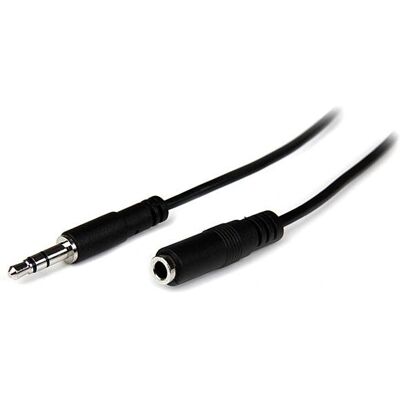 StarTech.com 2m Slanke 3,5mm Stereo Verlengkabel - M/F StarTech.com 2m Slanke 3,5mm Stereo Verlengkabel - M/F