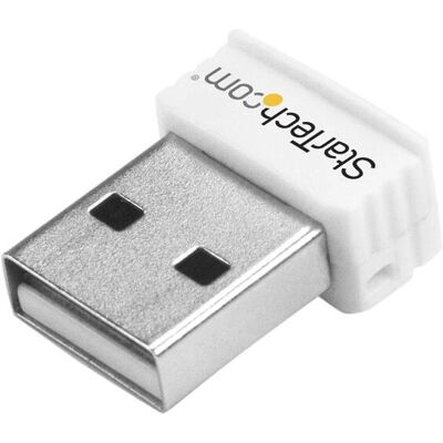 Adaptateur réseau sans fil N USB150WN1X1W de StarTech.com - Blanc - Publicité Adaptateur réseau sans fil N USB150WN1X1W de StarTech.com - Blanc - Publicité