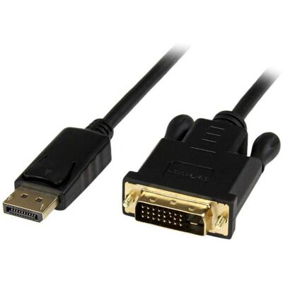 StarTech.com 6ft Active DisplayPort to DVI Adapter - Black StarTech.com 6ft Active DisplayPort to DVI Adapter - Black