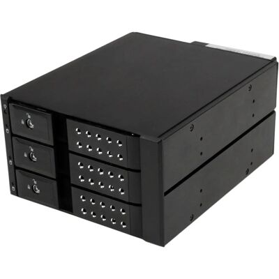 StarTech.com 3-Bay Hot Swap Festplattengehäuse - Schwarz StarTech.com 3-Bay Hot Swap Festplattengehäuse - Schwarz