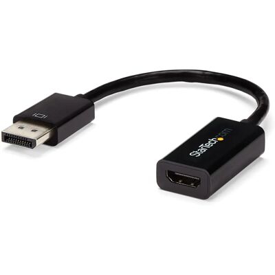 StarTech.com DisplayPort to HDMI 4K Adapter - Musta StarTech.com DisplayPort to HDMI 4K Adapter - Musta