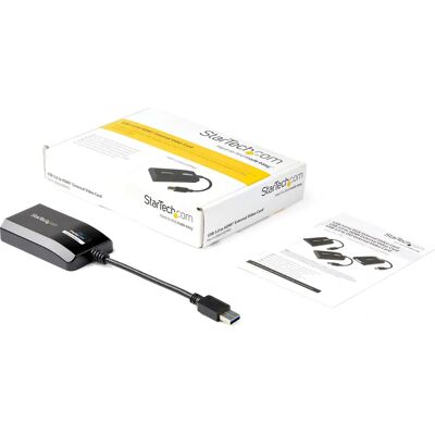 StarTech.com USB32HDPRO USB-Grafikadapter - Mehrfachmonitor - Schwarz StarTech.com USB32HDPRO USB-Grafikadapter - Mehrfachmonitor - Schwarz