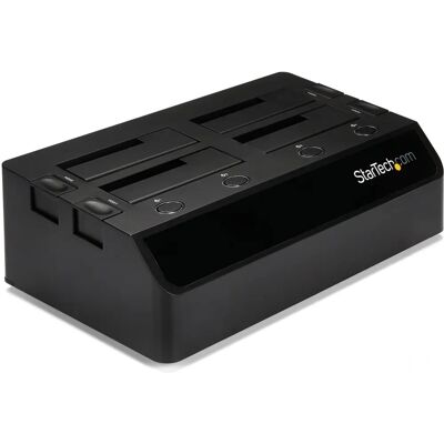 StarTech.com SDOCK4U33 4-Bay USB 3.0 SATA Dock - Svart StarTech.com SDOCK4U33 4-Bay USB 3.0 SATA Dock - Svart