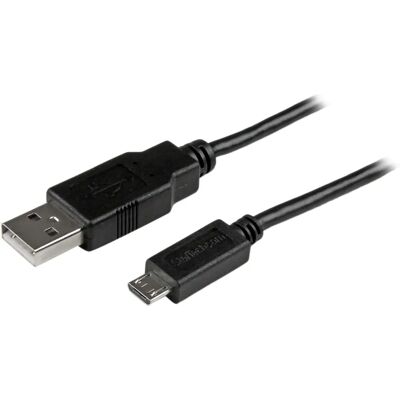 StarTech.com 1M Micro USB Kaapeli - Musta - Micro-USB - USB 2.0 - 1m - Matkapuhelin Lataus & Sync StarTech.com 1M Micro USB Kaapeli - Musta - Micro-USB - USB 2.0 - 1m - Matkapuhelin Lataus & Sync