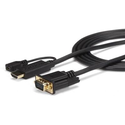 Startech.Com HD2VGAMM6 Videokabeladapter - 6ft - VGA HDMI Startech.Com HD2VGAMM6 Videokabeladapter - 6ft - VGA HDMI