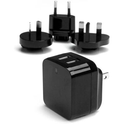 StarTech.com Kettős USB töltő - Világszerte használható utazó adapter StarTech.com Kettős USB töltő - Világszerte használható utazó adapter