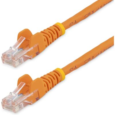 Cable de red StarTech.com 3m Naranja Cat5e Sin enganches - Ethernet Cable de red StarTech.com 3m Naranja Cat5e Sin enganches - Ethernet