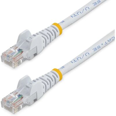 StarTech.com 45PAT1MWH Cable de parcheo Cat5e sin enganches 1m Blanco - Cable de red StarTech.com 45PAT1MWH Cable de parcheo Cat5e sin enganches 1m Blanco - Cable de red
