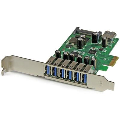 StarTech.com Placa PCIe USB 3.0 de 7 Portas - Padrão & Baixo Perfil StarTech.com Placa PCIe USB 3.0 de 7 Portas - Padrão & Baixo Perfil