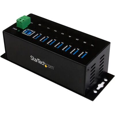 Hub USB Industriale StarTech.com - Nero - 7 Porte - 5Gbps - Montabile Hub USB Industriale StarTech.com - Nero - 7 Porte - 5Gbps - Montabile