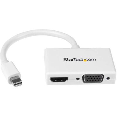 StarTech.com Mini DisplayPort till HDMI/VGA-adapter - Vit StarTech.com Mini DisplayPort till HDMI/VGA-adapter - Vit