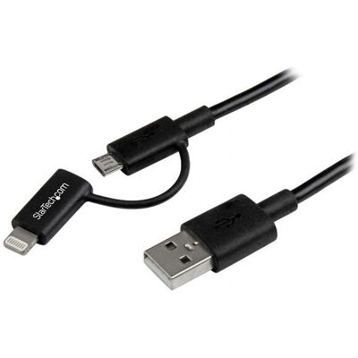 StarTech.com Câble USB A Micro-USB B 1m Noir StarTech.com Câble USB A Micro-USB B 1m Noir