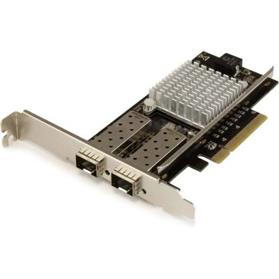StarTech.com 2-Port 10G Fiber Network Card - PCIe, Intel Chip StarTech.com 2-Port 10G Fiber Network Card - PCIe, Intel Chip