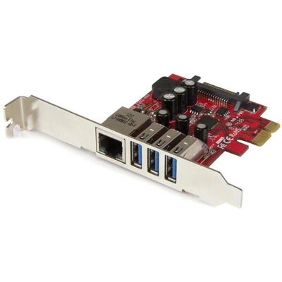 StarTech.com PEXUSB3S3GE Network Card - USB 3.0 & Gigabit Ethernet StarTech.com PEXUSB3S3GE Network Card - USB 3.0 & Gigabit Ethernet