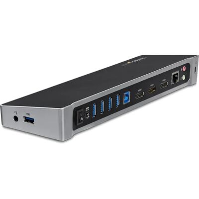 StarTech.com USB3DOCKH2DP Laptop-Dock - Dreifach-Monitor 4K - Universal StarTech.com USB3DOCKH2DP Laptop-Dock - Dreifach-Monitor 4K - Universal
