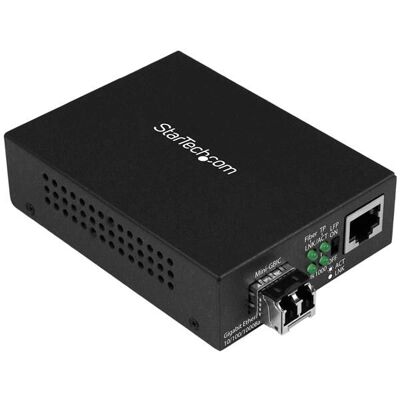 StarTech.com Gigabit Fiber Media Converter - Kompakt - 550m - Fekete StarTech.com Gigabit Fiber Media Converter - Kompakt - 550m - Fekete