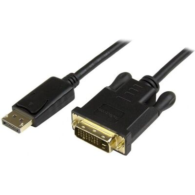 StarTech.com DisplayPort to DVI Muuntajakablar - 3ft - 1920x1200 - Musta StarTech.com DisplayPort to DVI Muuntajakablar - 3ft - 1920x1200 - Musta