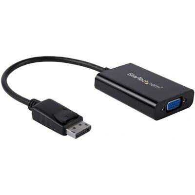 StarTech.com DisplayPort naar VGA Adapter - Zwart StarTech.com DisplayPort naar VGA Adapter - Zwart