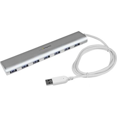 StarTech.com ST73007UA 7-Port USB Hub - Silver StarTech.com ST73007UA 7-Port USB Hub - Silver