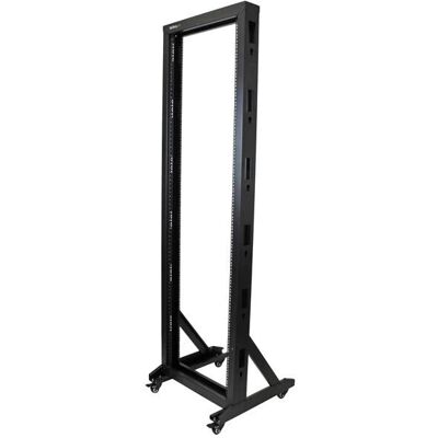 StarTech.com 2POSTRACK42 42U Server Rack - Schwarz StarTech.com 2POSTRACK42 42U Server Rack - Schwarz