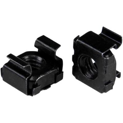 StarTech.com M6 Cage Nuts Black - 100 Pack - Rack Mounting - Server & Network StarTech.com M6 Cage Nuts Black - 100 Pack - Rack Mounting - Server & Network