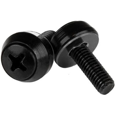 StarTech.com Fekete M5 Szerelvényszár - 12mm - 50 db StarTech.com Fekete M5 Szerelvényszár - 12mm - 50 db