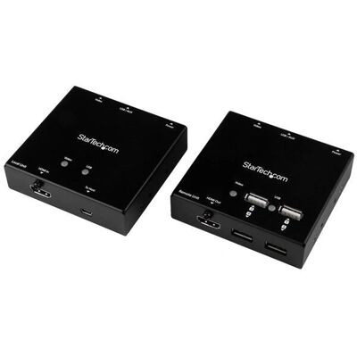 StarTech.com HDMI Laajennin 50m 4-porttinen USB - Musta StarTech.com HDMI Laajennin 50m 4-porttinen USB - Musta