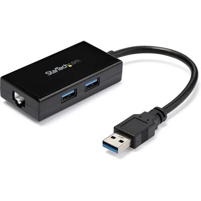 StarTech.com USB31000S2H Gigabit Ethernet & 2-Port USB-Hub StarTech.com USB31000S2H Gigabit Ethernet & 2-Port USB-Hub