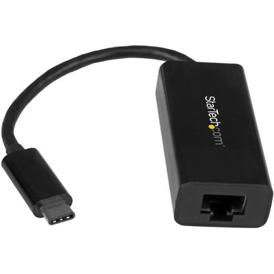 StarTech.com USB-C till Gigabit Ethernet Adapter - Svart - USB 3.1 till Rj45 LAN StarTech.com USB-C till Gigabit Ethernet Adapter - Svart - USB 3.1 till Rj45 LAN