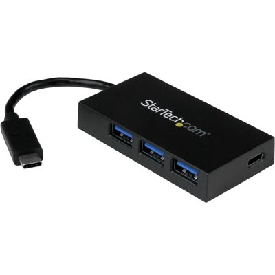 StarTech.com USB-C Hub - 4-port USB 3.0, Musta StarTech.com USB-C Hub - 4-port USB 3.0, Musta