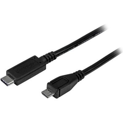 Cavo USB-C a Micro-B di StarTech.com - 1m - Nero - Cavo dati Cavo USB-C a Micro-B di StarTech.com - 1m - Nero - Cavo dati