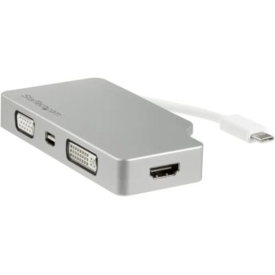 StarTech.com USB C Multiport Video Adapter with HDMI, VGA, Mini DisplayPort or DVI StarTech.com USB C Multiport Video Adapter with HDMI, VGA, Mini DisplayPort or DVI