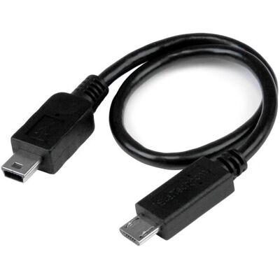 StarTech.com StarTech.com UMUSBOTG8IN USB Cable - 8in Black StarTech.com StarTech.com UMUSBOTG8IN USB Cable - 8in Black